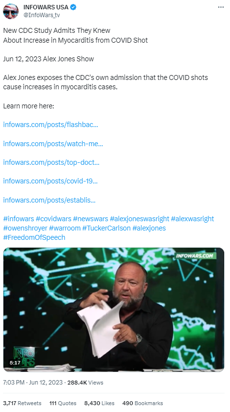 Infowars USA on Twitter