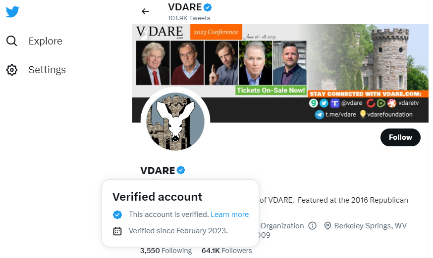 VDare verified