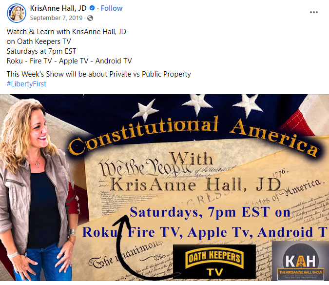 KrisAnne Hall Oath Keepers TV