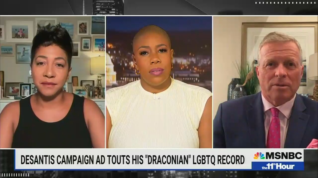 MSNBC's Symone Sanders highlights bizarre anti-LGBTQ DeSantis video ...