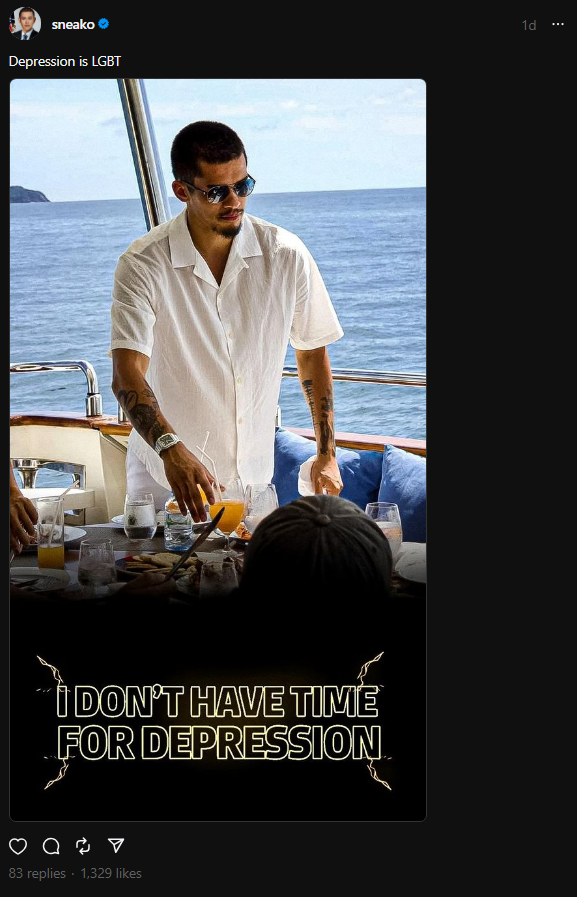 Sneako Threads Post 1