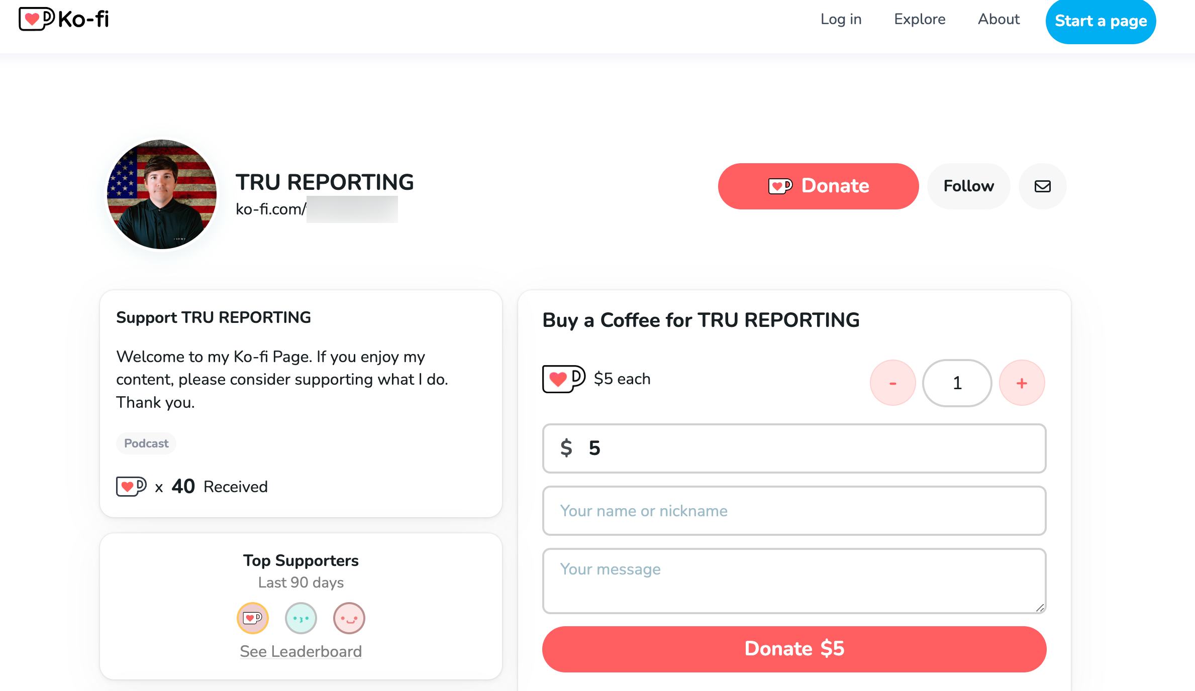TRUReporting Ko-fi