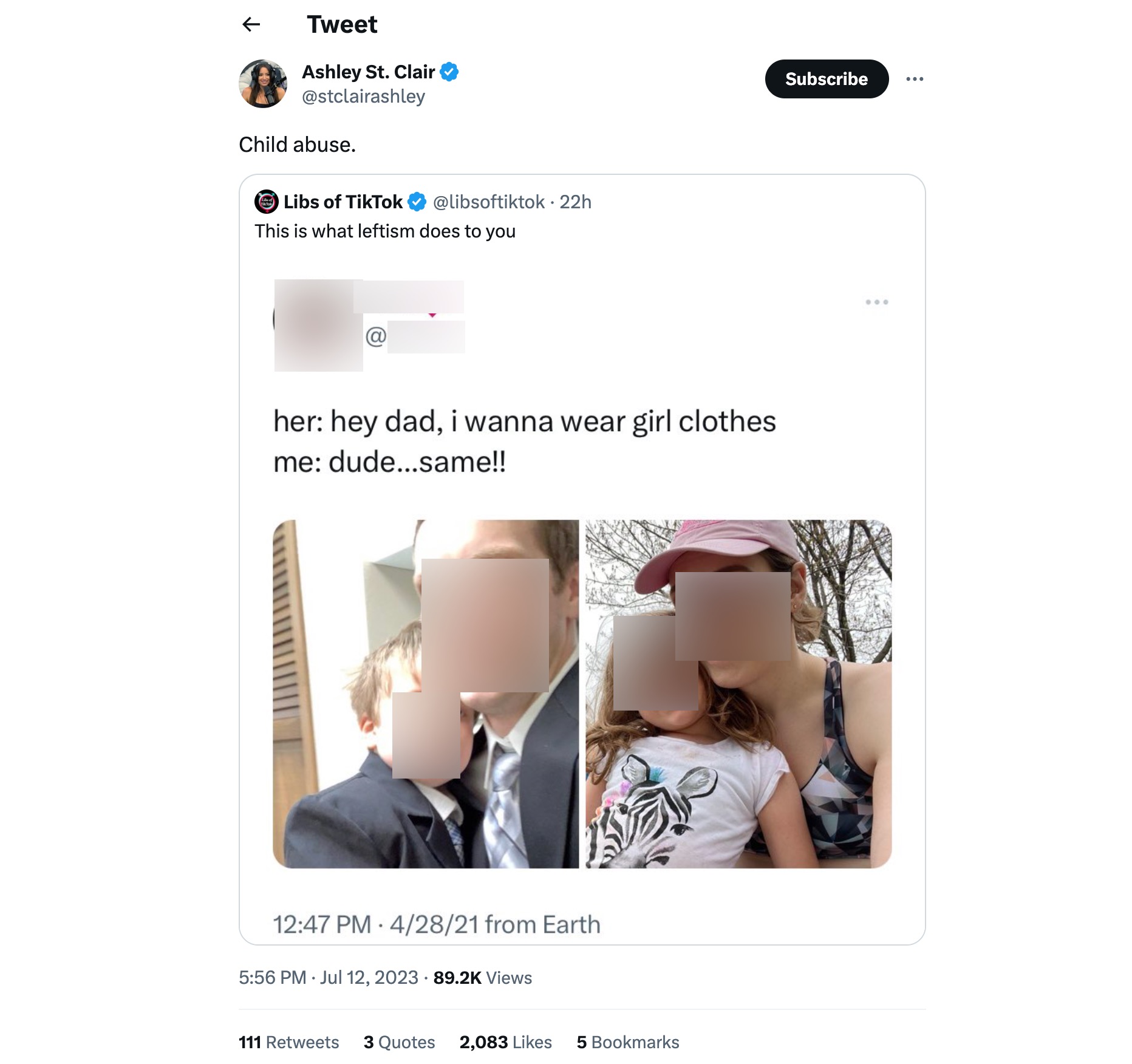 image of tweet