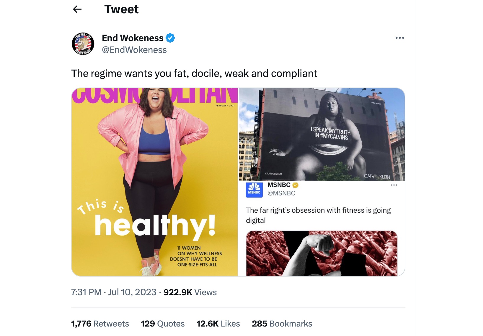 image of tweet