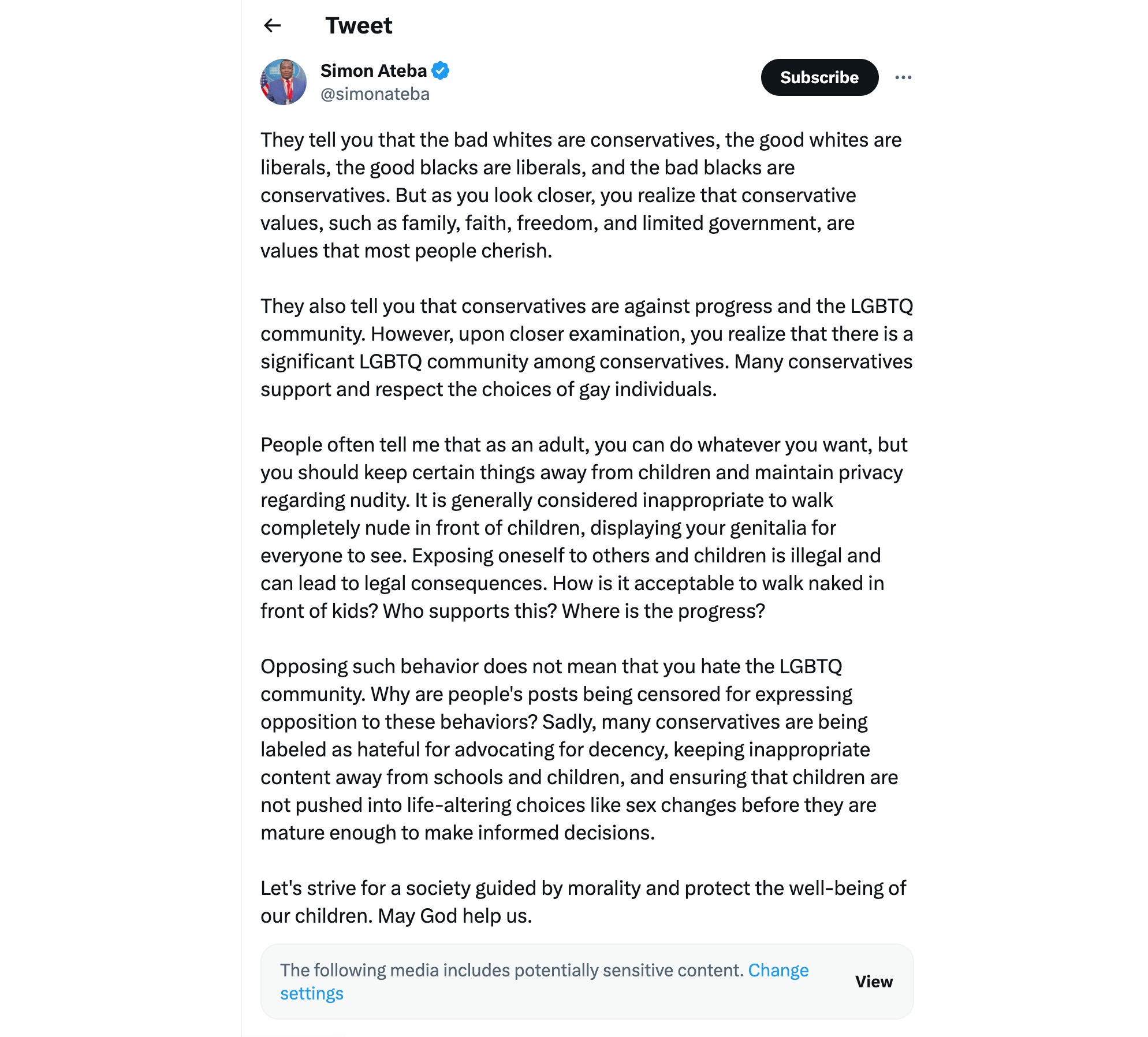 image of tweet