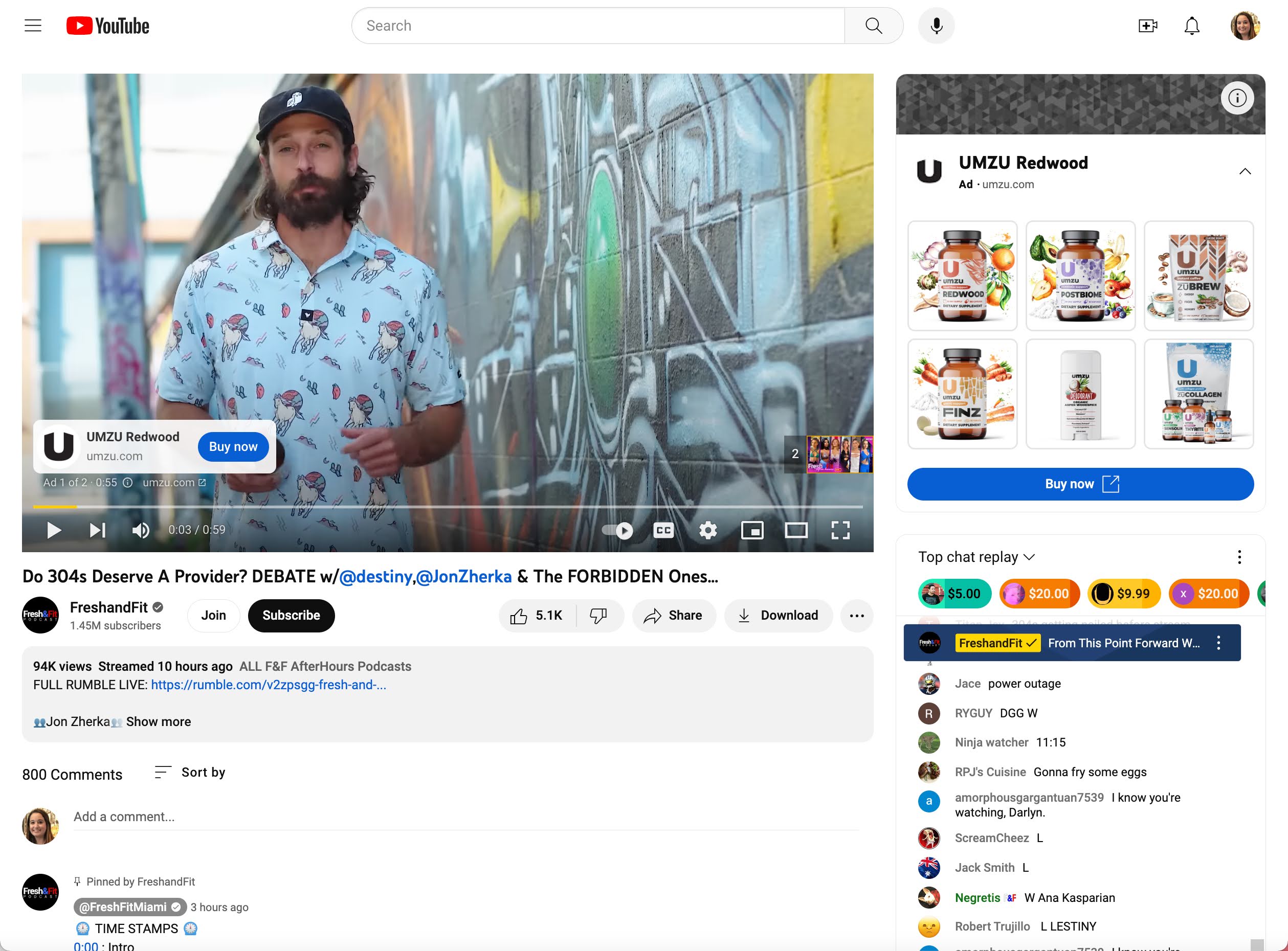 Fresh and Fit monetized