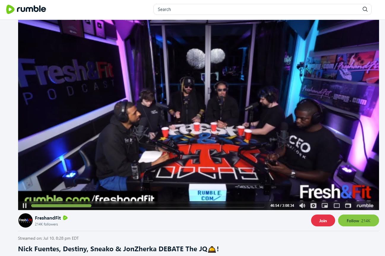 Fresh and Fit with Nick Fuentes