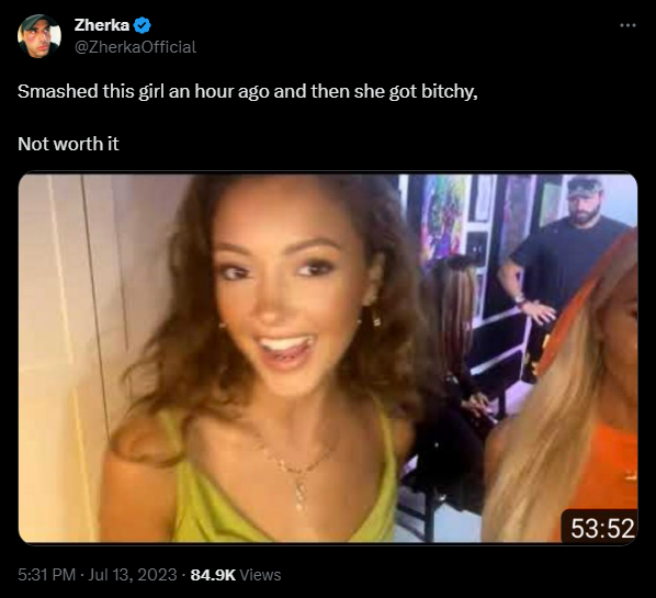 Jon Zherka Misogyny tweet 2