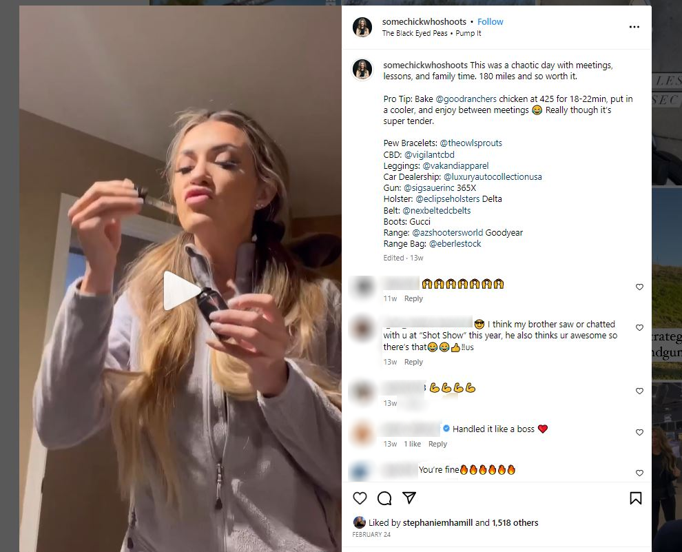 Roux promotes CBD brand Vigilant CBD without disclosing material relationship