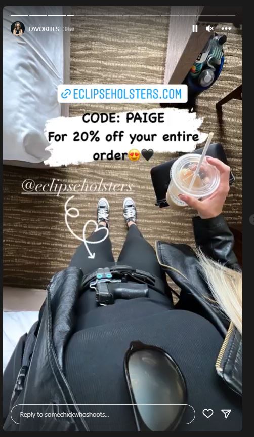 Roux promotes Eclipse gun holsters without disclosing material relationship