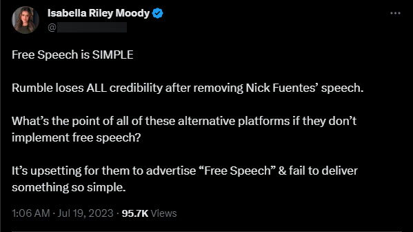 Isabella Riley Moody on Rumble/Fuentes 2