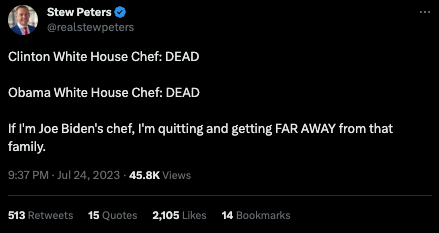 Stew Peters tweet Obama