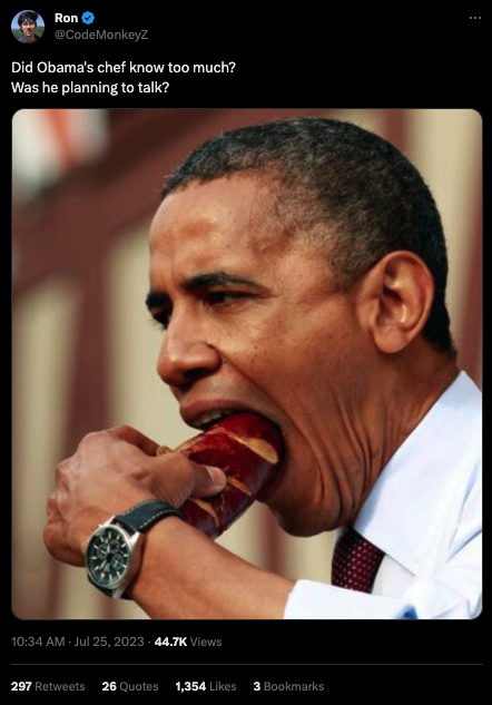 Ron tweet Obama