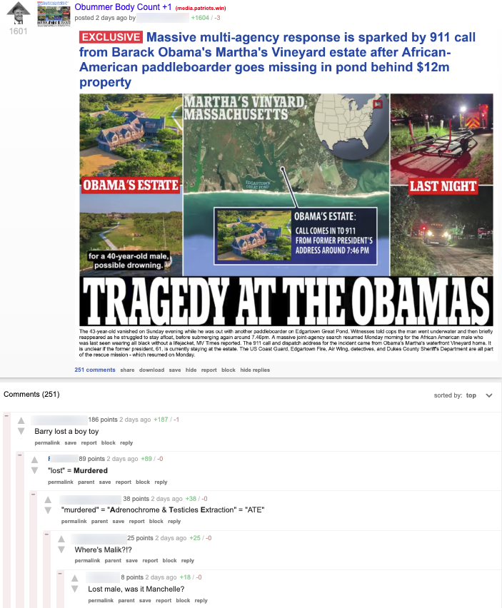 The Donald Obama post