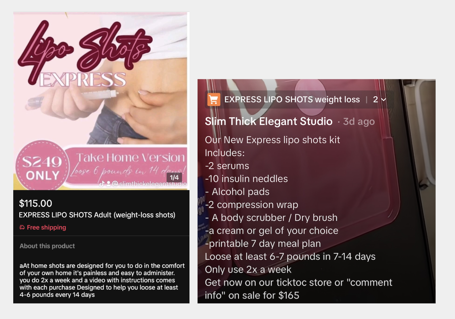 lipo injection -- TT