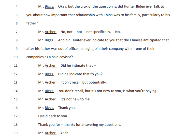 testimony