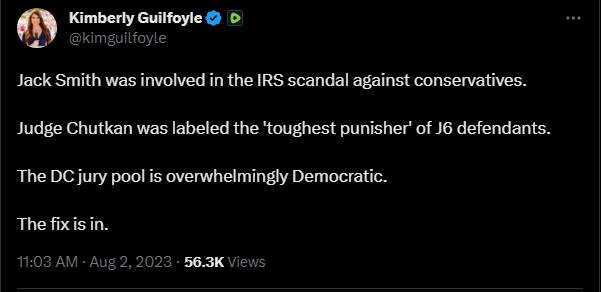 Kimberly Guilfoyle DC jury tweet