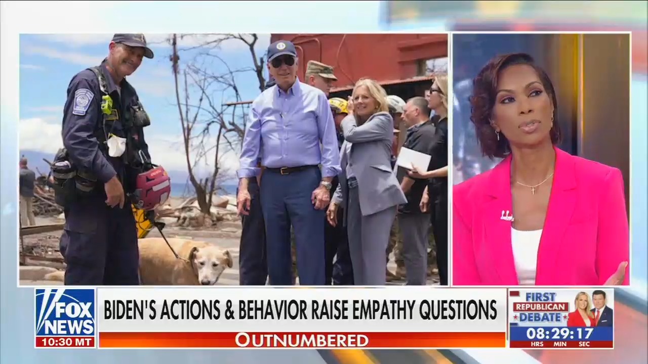 Fox anchor Harris Faulkner calls Biden "the world's only living heart ...