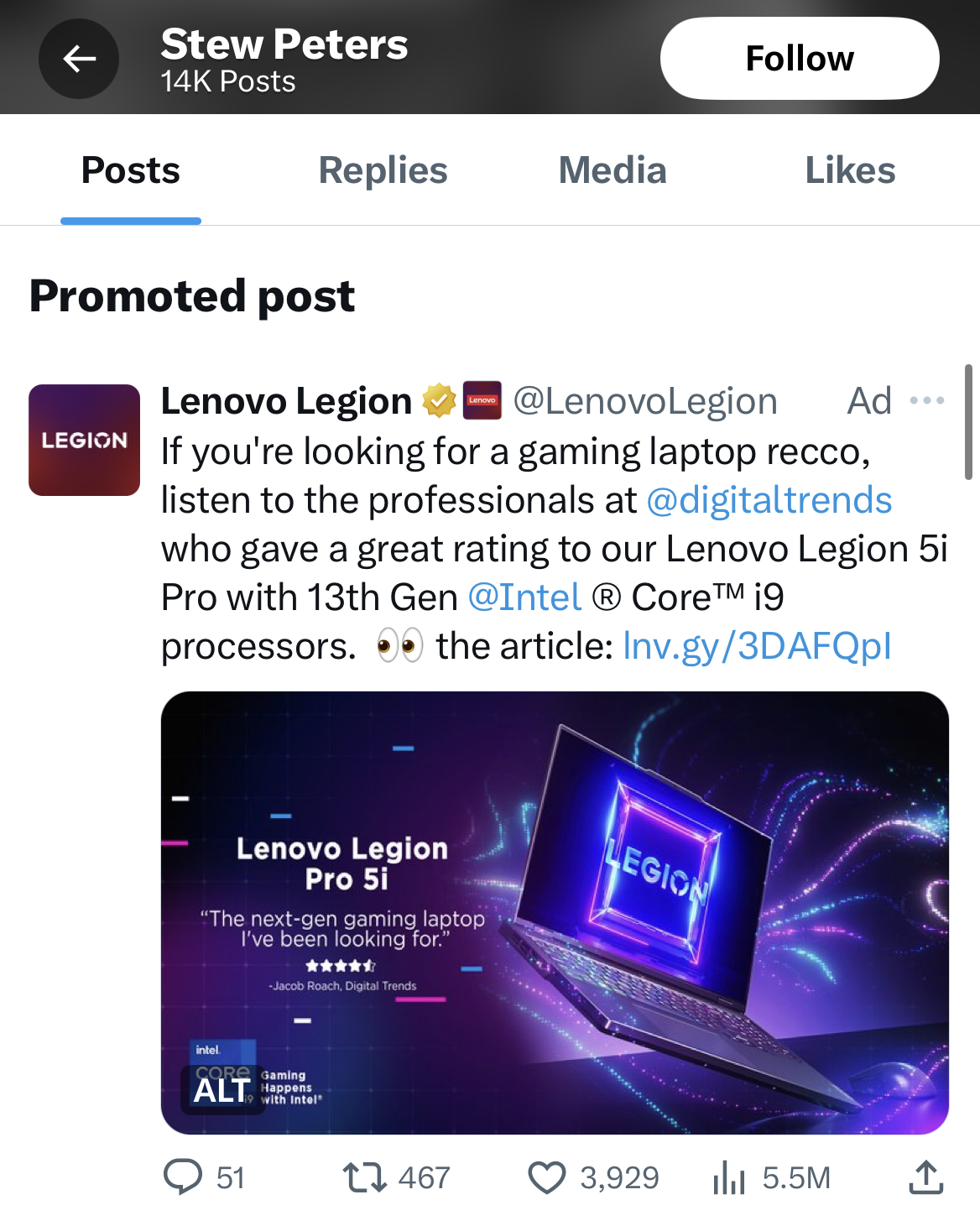 Stew Peters Lenovo