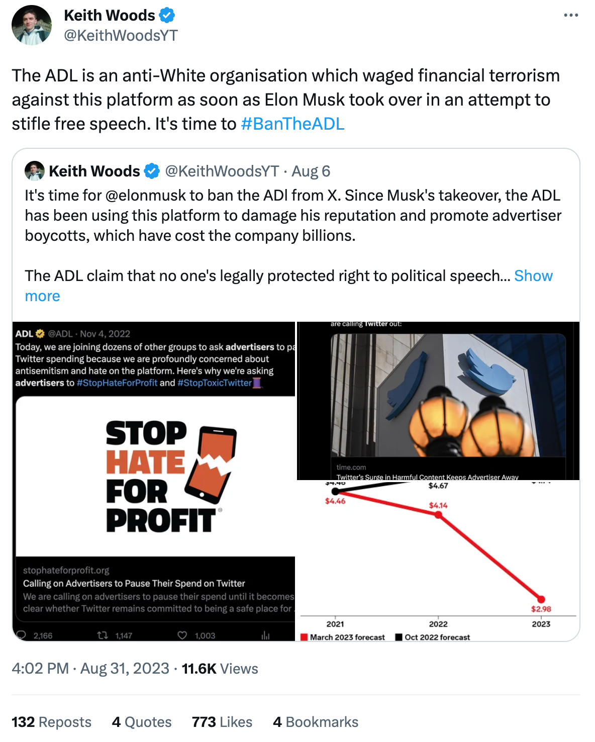 Keith Woods ADL hashtag