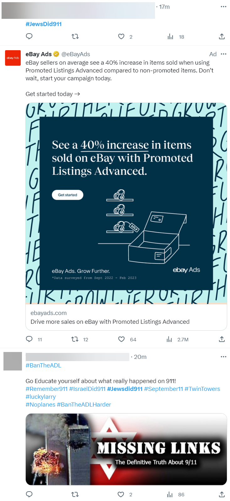 9/11 antisemitism: eBay