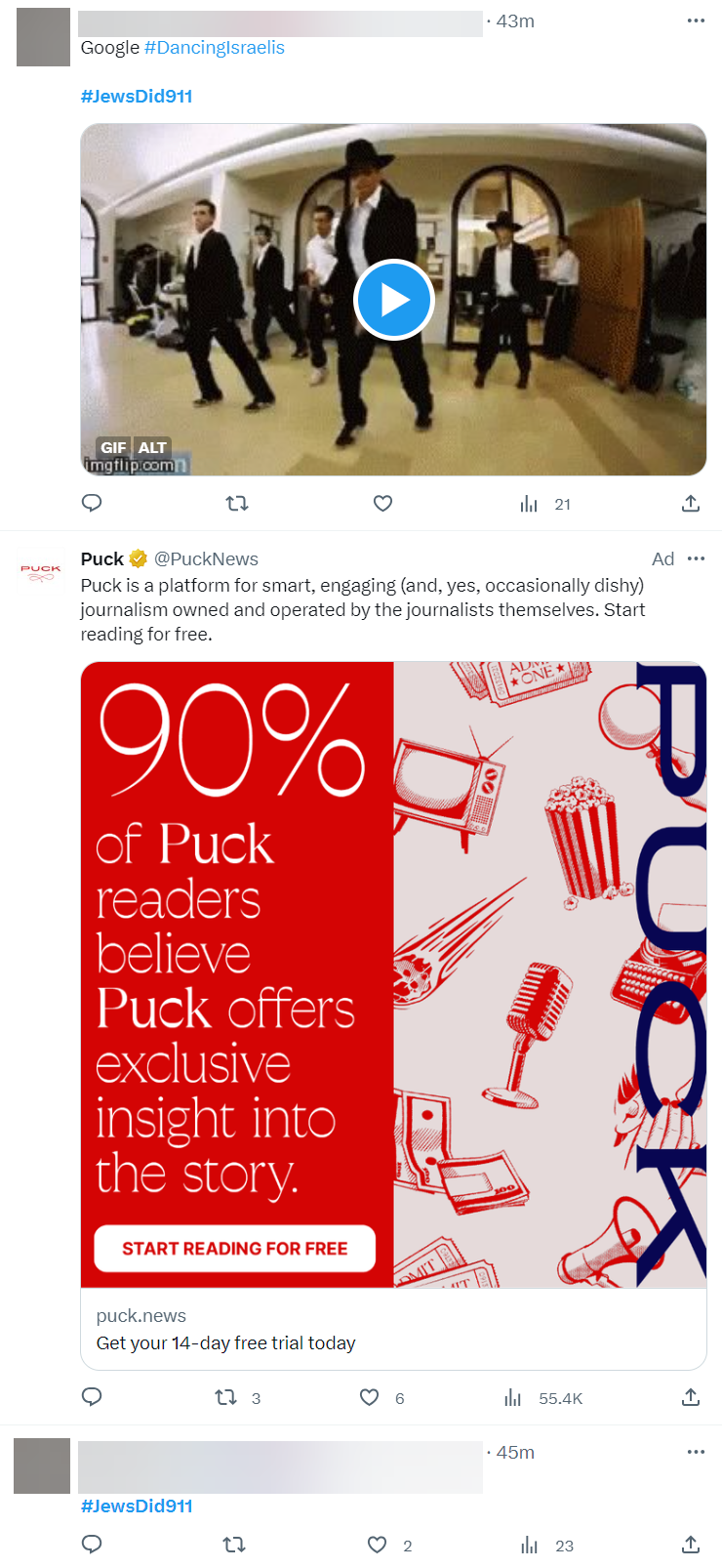 9/11 antisemitism: Puck News