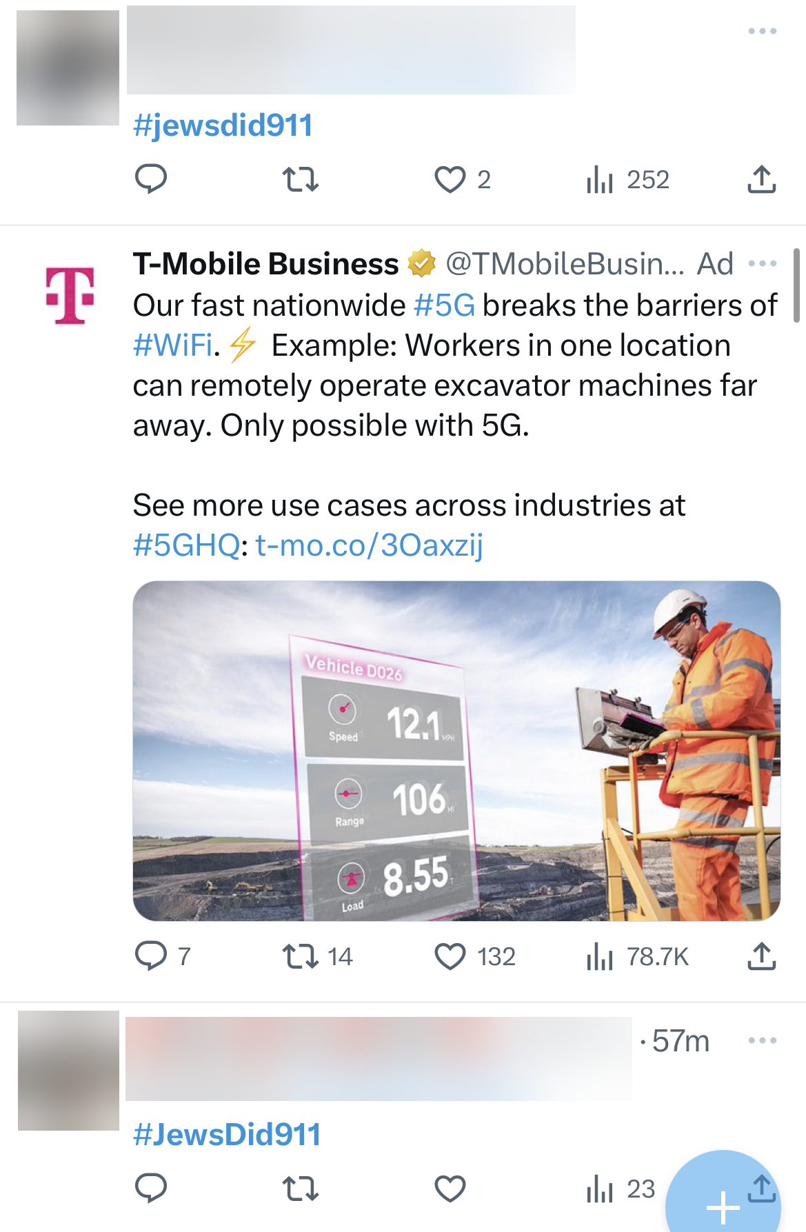 9/11 antisemitism: T-Mobile