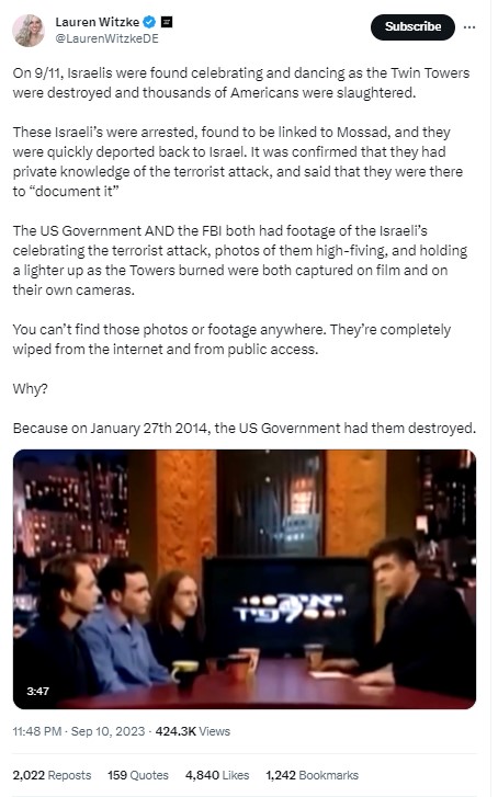 Lauren Witzke post on X