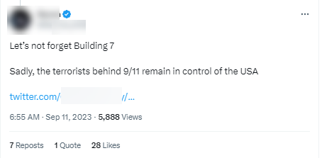 image of tweet