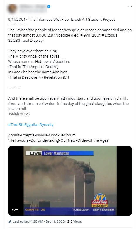 image of tweet