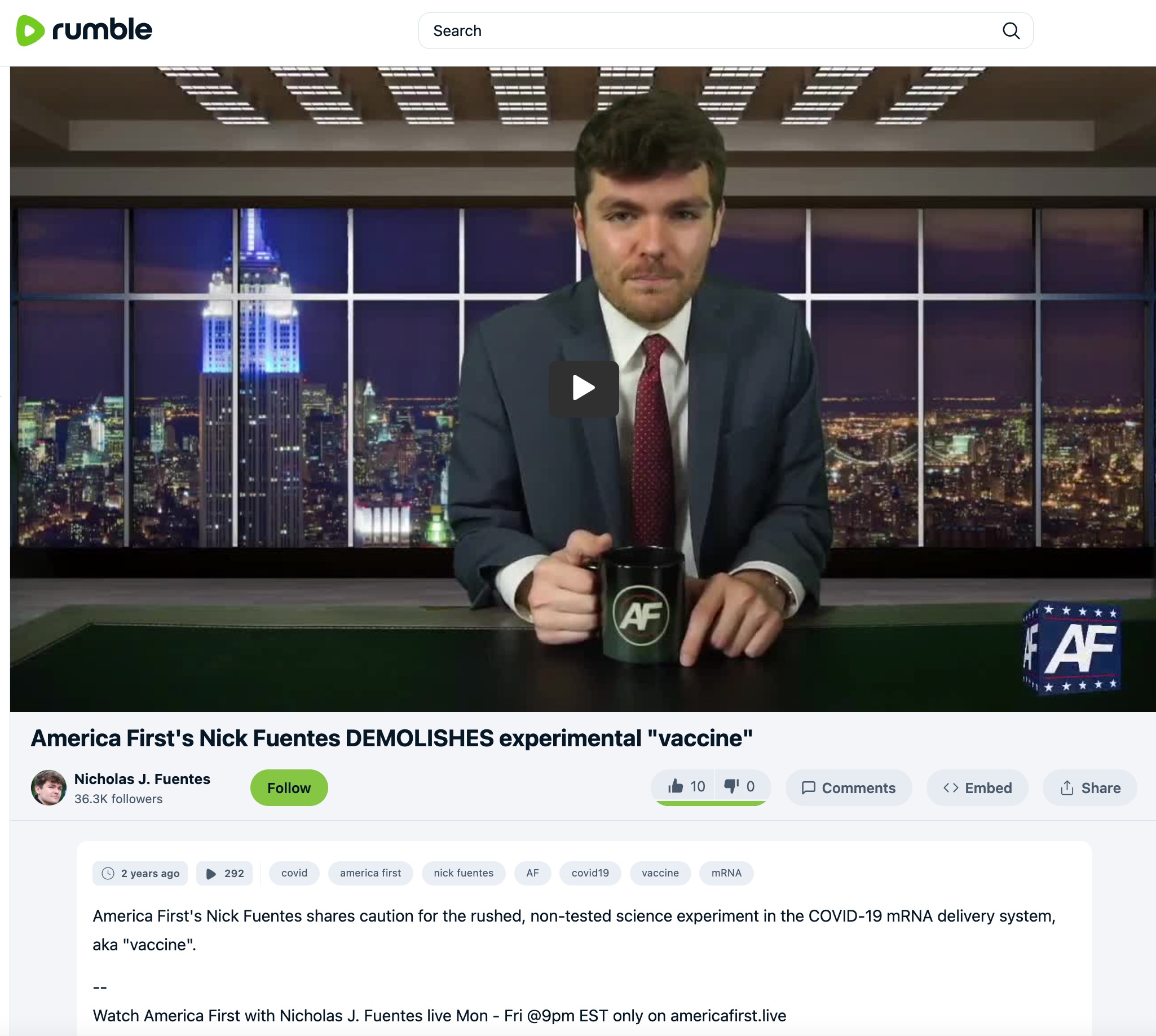 image of rumble video