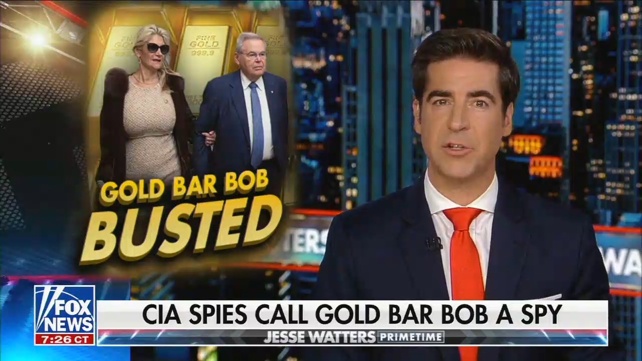 Fox News’ Jesse Watters claims Senator Robert Menendez is the victim of ...