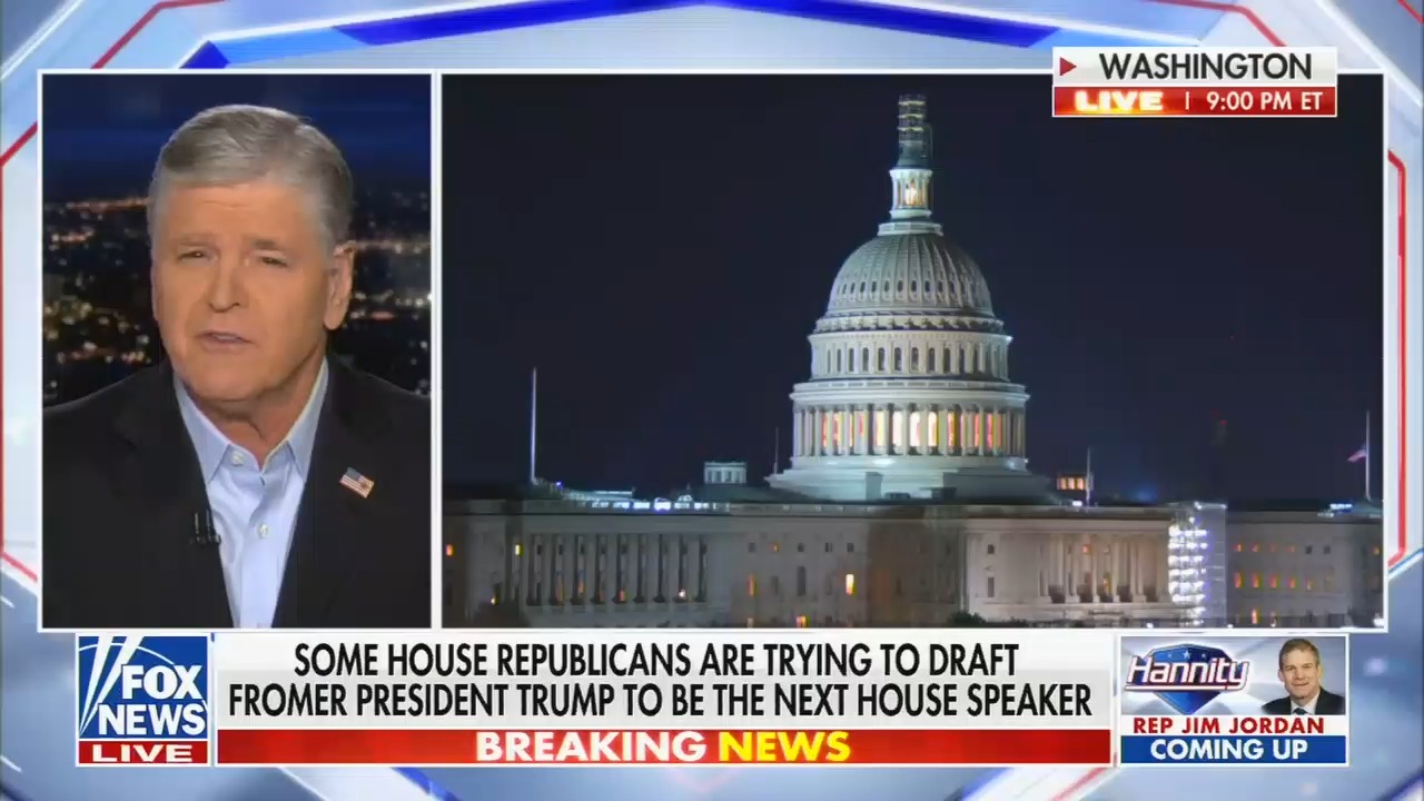 Sean Hannity reports that Donald Trump is interested in becoming the ...