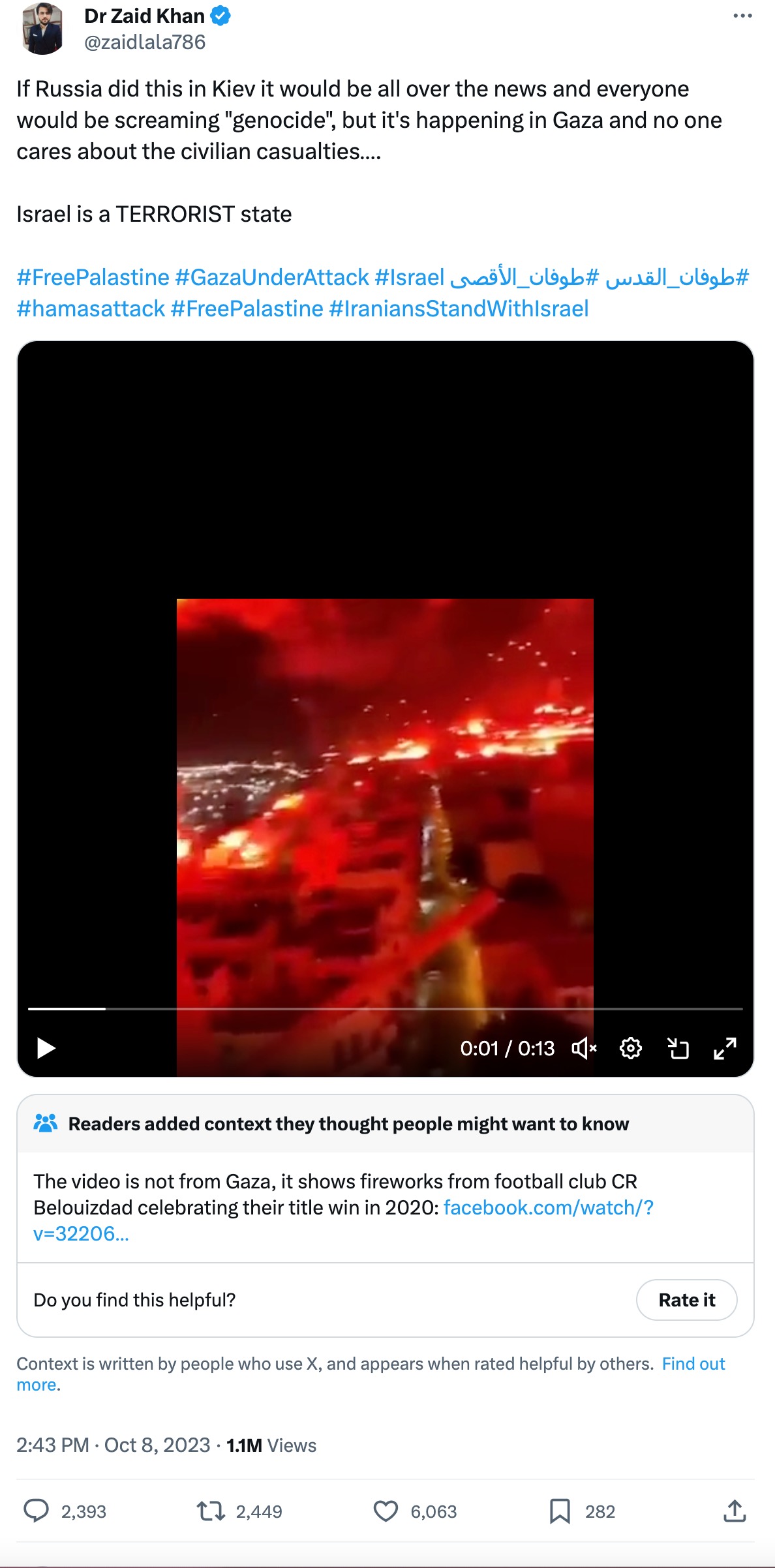 image of tweet