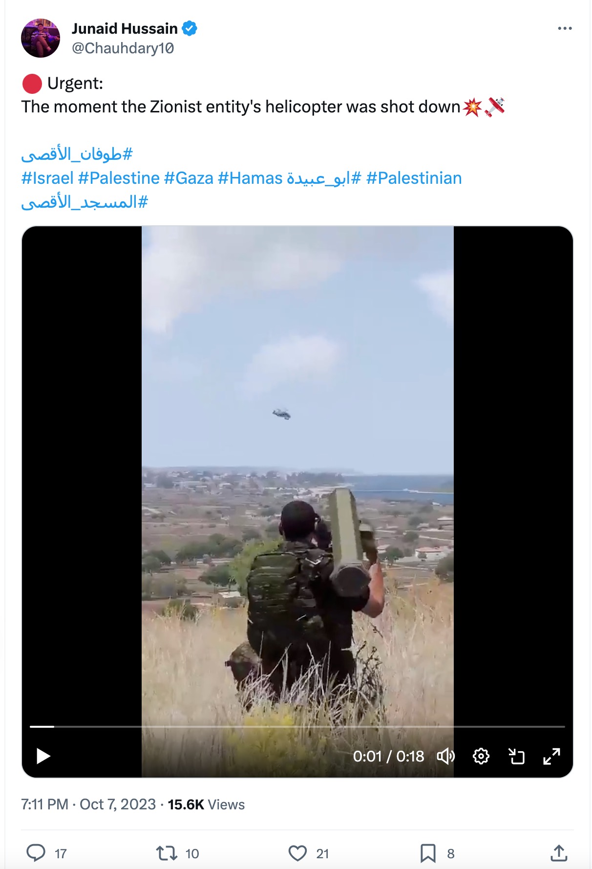 image of tweet