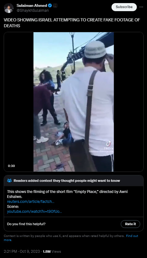 Fake Palestine Casualty 1