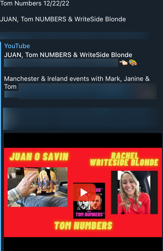 Rachel Writeside Blonde Savin Numbers2