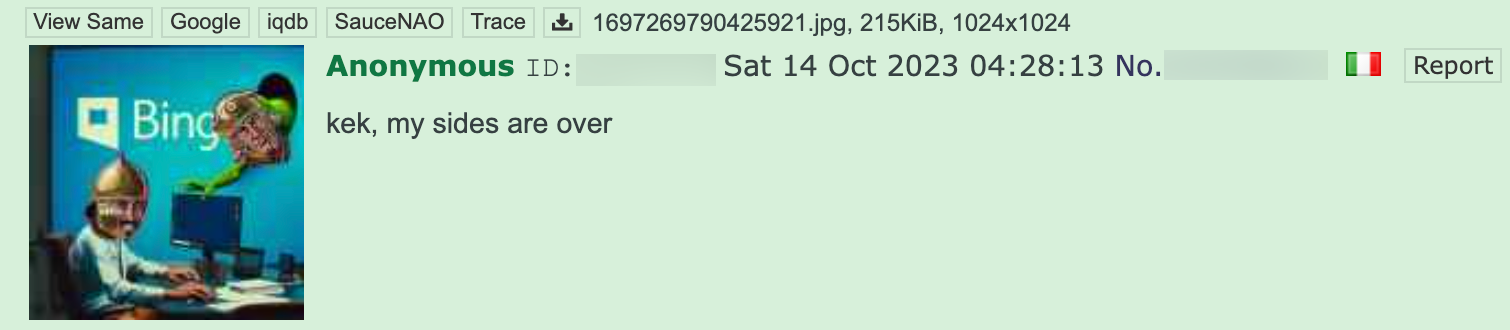 4chan AI image Bing