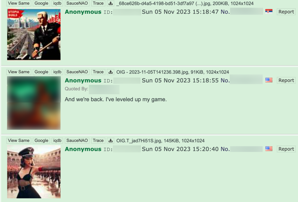 4chan AI images Nazi