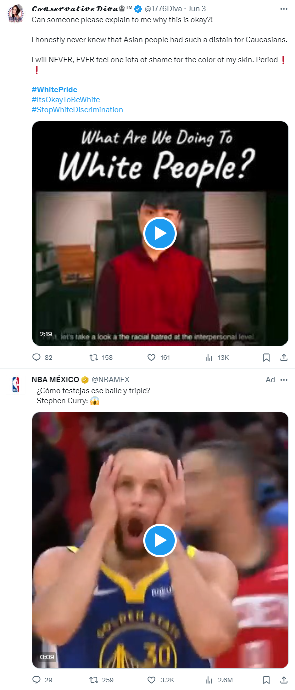 White nationalist hashtag and NBA Mexico 2