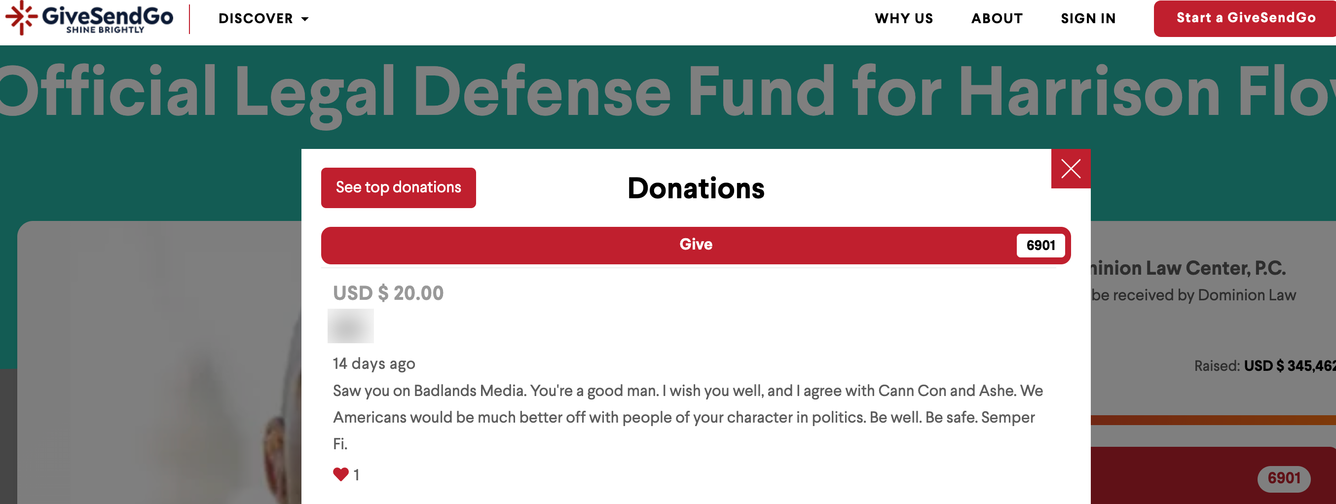 Floyd WWV donation3