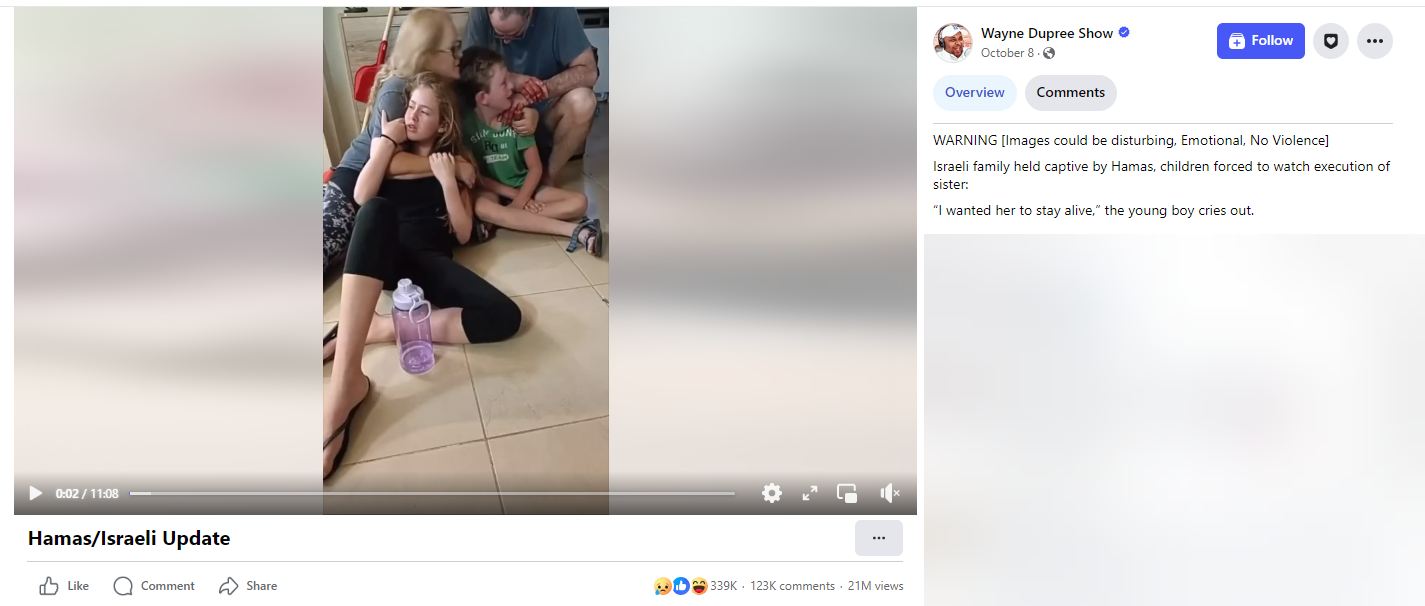 Top 10 Facebook post about Israel and Gaza from Wayne Dupree