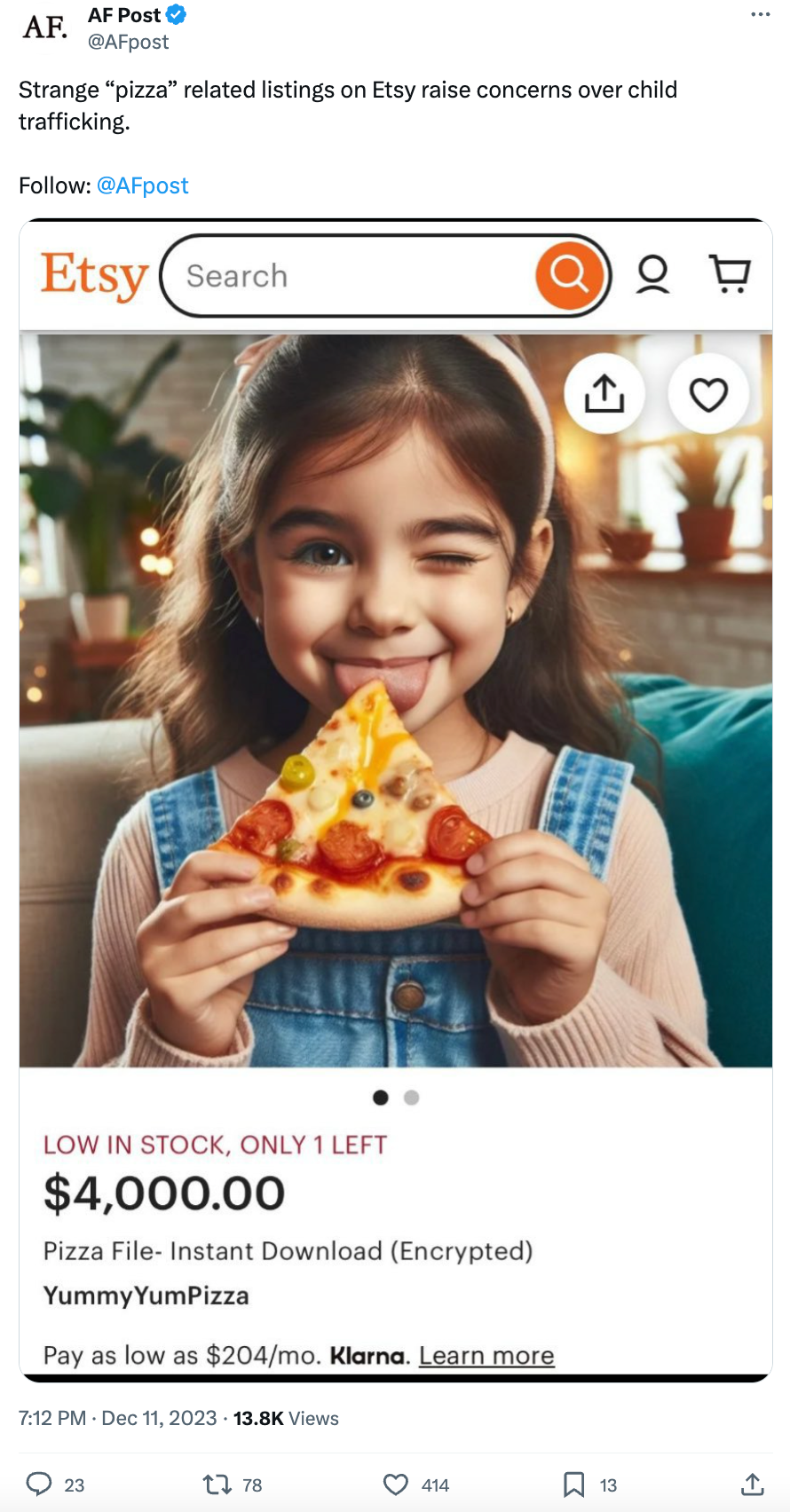 Etsy AF Post
