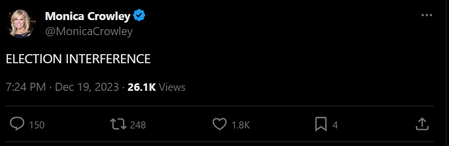 Colorado round up Monica Crowley tweet 2