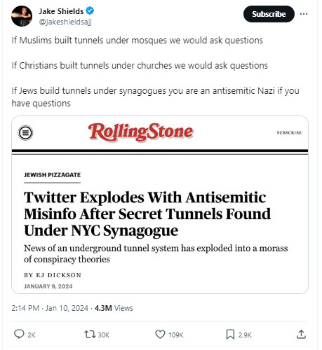 A screenshot of a post from Jake Shields