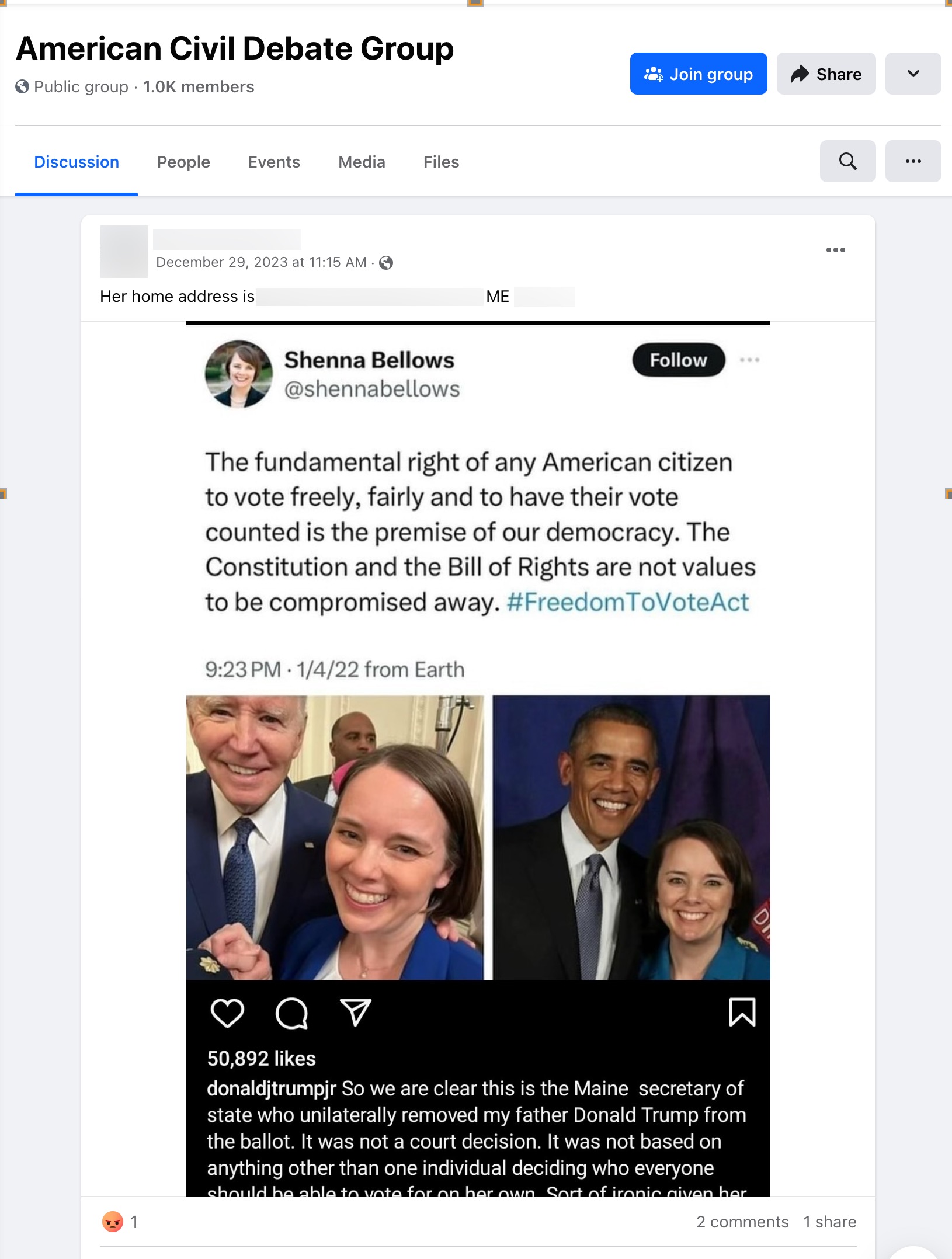 American Civil Debate Group_facebook group_20231229
