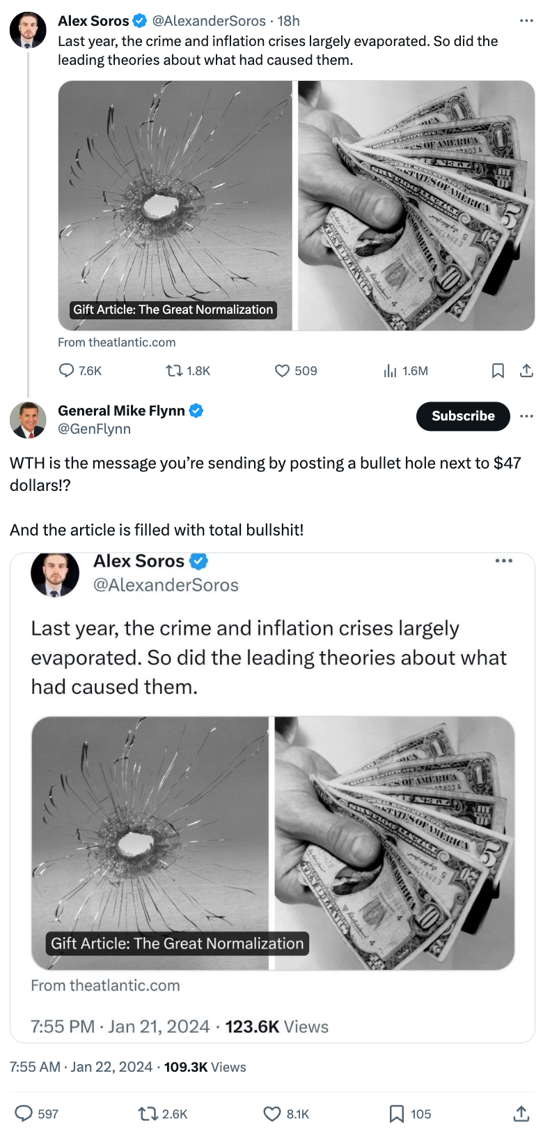 Michael Flynn Soros tweet