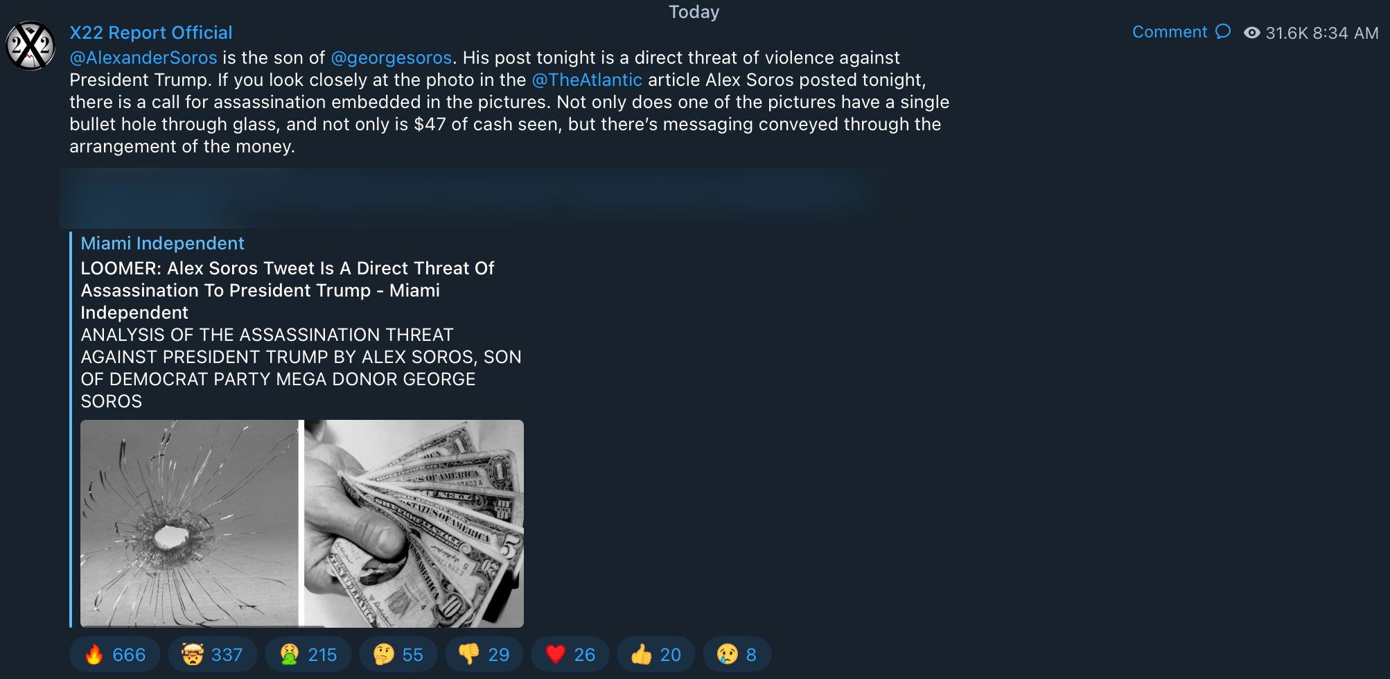 X22 Report Soros tweet