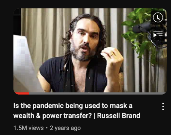 Early Brand conspiracy video goes viral in late 2020 