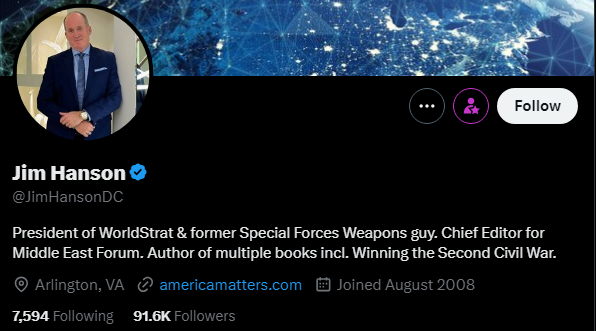 Jim Janson Twitter Bio